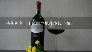 马爹利名士干邑白兰地多少钱一瓶？