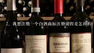 我想注册一个白酒商标注册流程是怎样的