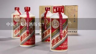 中国十大名酒历史？