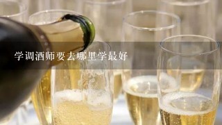 学调酒师要去哪里学最好