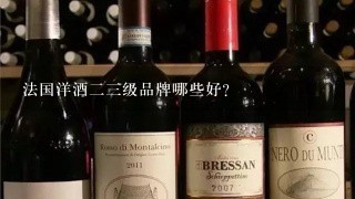 法国洋酒二三级品牌哪些好？