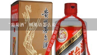 “葡萄酒”用英语怎么说