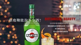 一根鹿鞭能泡多少酒？