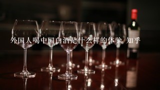 外国人喝中国白酒是什么样的体验 知乎