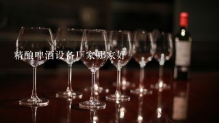 精酿啤酒设备厂家哪家好