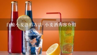 自酿小麦酒的方法 小麦酒内容介绍