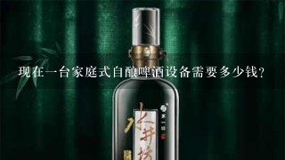 现在一台家庭式自酿啤酒设备需要多少钱？