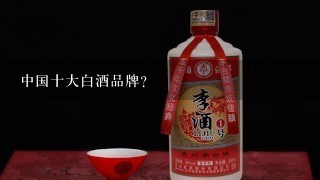 中国十大白酒品牌?