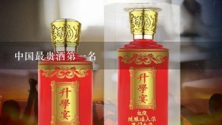 中国最贵酒第一名