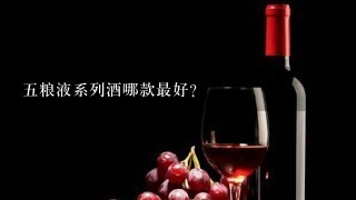 五粮液系列酒哪款最好？