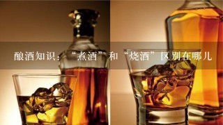 酿酒知识：“煮酒”和“烧酒”区别在哪儿