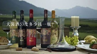 大酱酒53度多少钱一瓶？