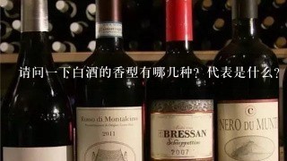 请问一下白酒的香型有哪几种？代表是什么？