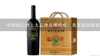 中国的白酒十大品牌是哪些呢？我要最新数据