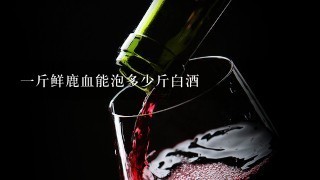 一斤鲜鹿血能泡多少斤白酒