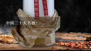 中国二十大名酒？