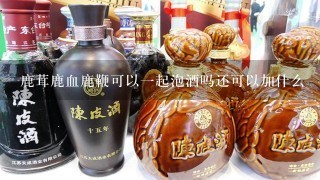 鹿茸鹿血鹿鞭可以一起泡酒吗还可以加什么