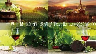 世界上最贵的酒 龙舌兰Tequila Ley925达2400万人民