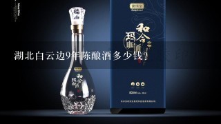 湖北白云边9年陈酿酒多少钱？