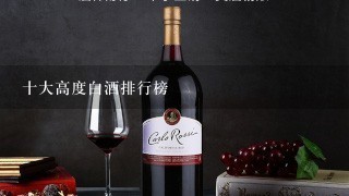 十大高度白酒排行榜