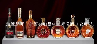 最近想开一个酒类加盟店？听说酒口袋可以，有谁了解酒口袋吗？需要真正接触过的，不胜感激！